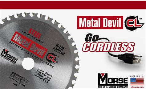 The M K Morse Co Introduces The Metal Devil CL Metal Cutting