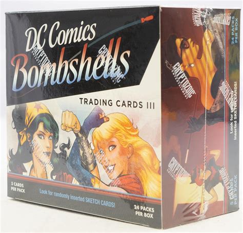 Dc Comics Bombshells Series 3 Trading Cards 12 Box Case Cryptozoic