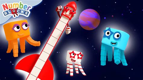 Numberblock 10 Blasts Off to Space! 🪐 | Learn to Count to 10 | Space ...