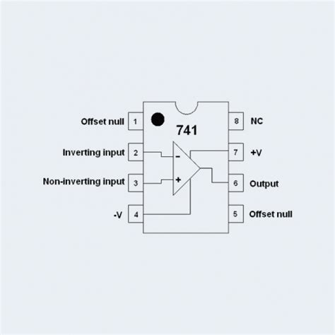 LM741 Operation Amplifier 741 op مكبر اشارة