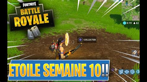 DÉfis Fortnite Semaine 10 Fouiller Entre Un Cercle De Pierreun Pont