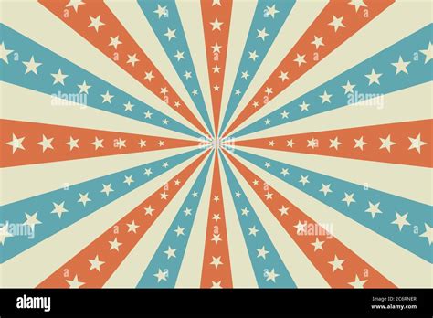 Circus Background Abstract Pattern With Rays And Stars Banner Element