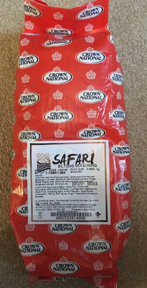 Crown National - Safari Biltong Seasoning (2kg) - CapeScot