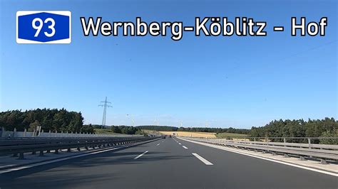 Germany A93 Wernberg Köblitz Hof YouTube