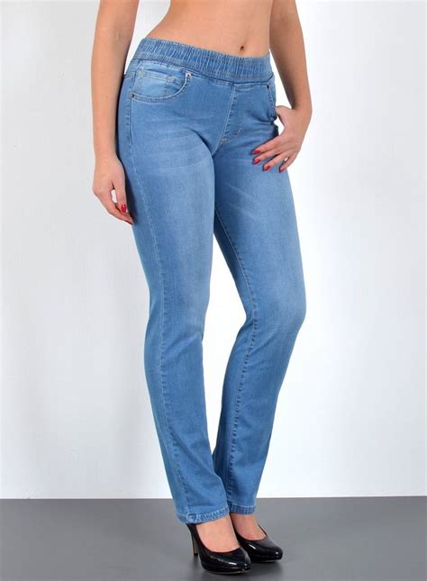 Esra Straight Jeans J500« High Waist Straight Fit Jeans Mit