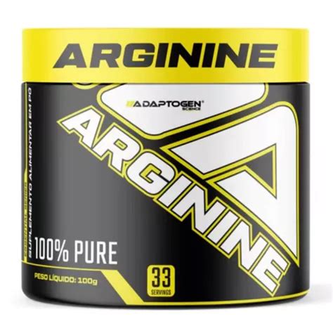 Arginina En Polvo 100 Arginina Pura 100 G Adaptogen Platinum Sin Sabor