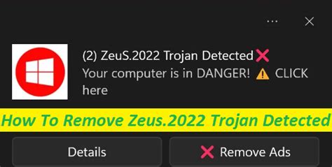 How To Remove Zeus Trojan Detected Malware Guide