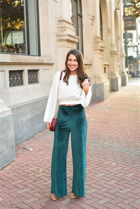 Wide Leg Velvet Pants Bnb Styling Velvet Pants Outfit Velvet Pants