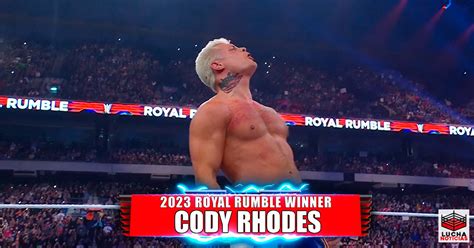 Cody Rhodes Es El Ganador Del Royal Rumble