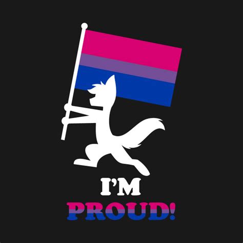 Im Proud Furry Bi Flag Pride T Shirt Teepublic