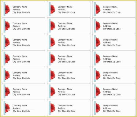 Free Avery Labels Templates Of Patible with Avery 8366 Label Template | Heritagechristiancollege