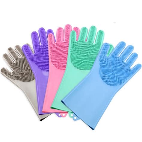 1 Paar Handschoenen Keuken Silicone Cleaning Hands Grandado