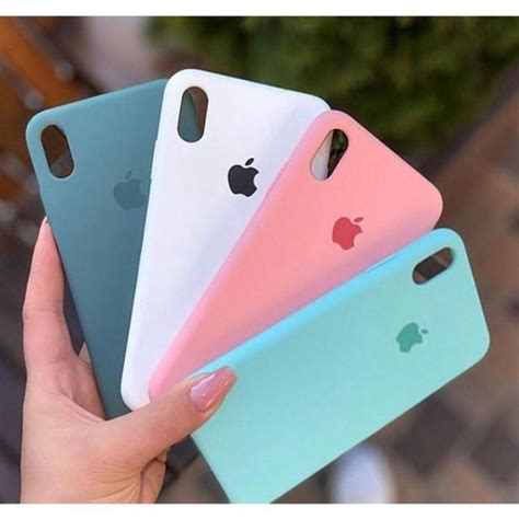 Kit Capas Silicone Aveludado Iphone Xr Verde Musgo Branco Rosa Beb