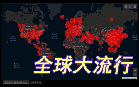 四张图讲明白当下的肺炎疫情；美国新冠病毒确诊人数是实际感染人数的13 特朗普宣布紧急状态 Who宣布全球大流行 哔哩哔哩 Bilibili