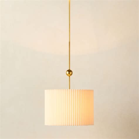 Marceau Boule Polished Brass Modern Pendant Light CB2 Canada