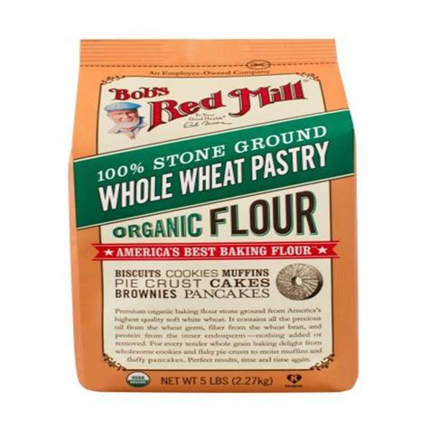 Bob S Red Mill Organic Whole Wheat Pastry Flour 2 27kg Online At Best Price Flour Lulu Kuwait