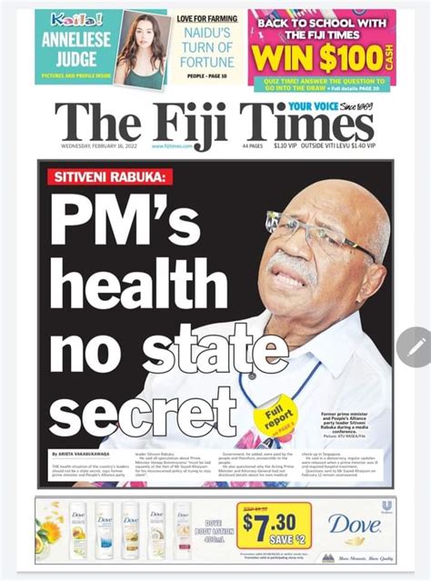 From The Editor In Chiefs Desk Your February 16 Briefing The Fiji Times