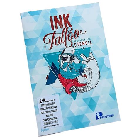 Papel Hectográfico Ink Tattoo Caixa 100 Folhas Black House