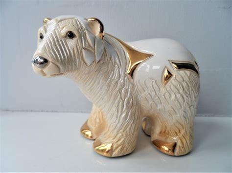 Vintage Rinconada Polar Bear Artesania De Rosa Pottery Etsy