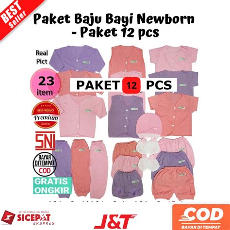 Jual Paket Baju Bayi Newborn Perlengkapan Bayi Baru Lahir Lengkap Murah