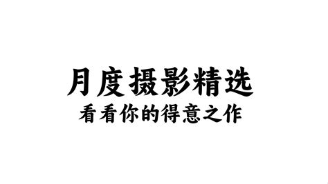 月度摄影精选，看看你的得意之作 哔哩哔哩