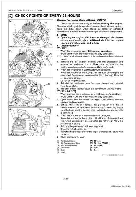 Kubota Zero Turn Mower ZG123S Workshop Manual Auto Repair Manual