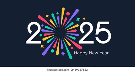 Happy New Year 2025 Logo Design Photos and Images | Shutterstock