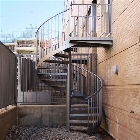 Good Quality External Metal Spiral Stair Hot Galvanized Outdoor Spiral