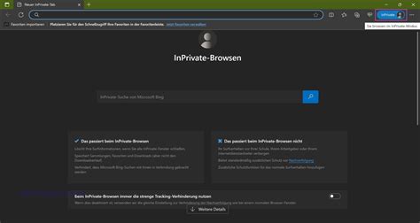 Edge Browser Im Privaten Modus Starten InPrivate Browsen WinNotiz