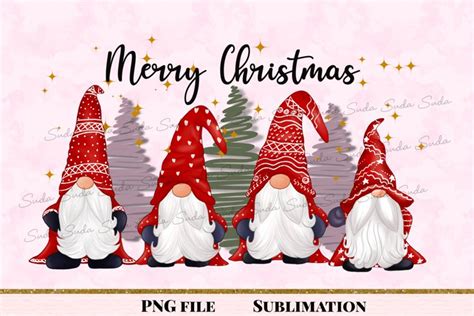 Cute Gnomes Christmas Sublimation 945305