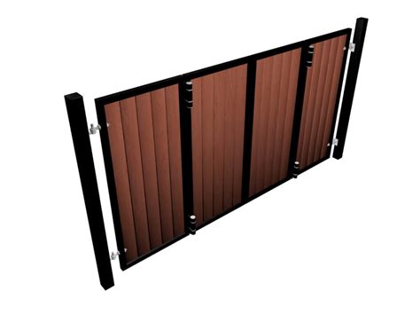 Safety Ms Trackless Bi Folding Gates Manufacture Mr Tech