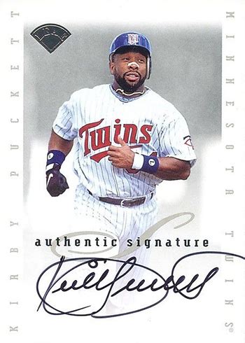 The Daily: 1996 Leaf Signature Series Kirby Puckett Autograph - Beckett ...