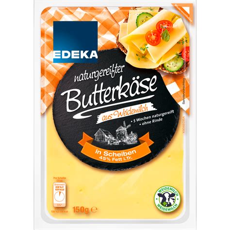 Butterkäse in Scheiben 45 Fett i Tr EDEKA