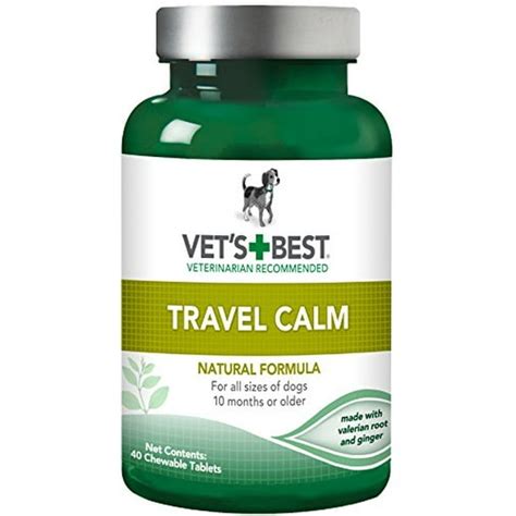 Vets Best Travel Calm Dog Supplements 40 Chewable Tablets Walmart