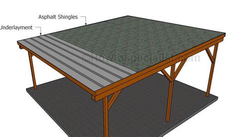 Flat roof double carport plans | PDF Download | Carport plans, Double carport, Carport