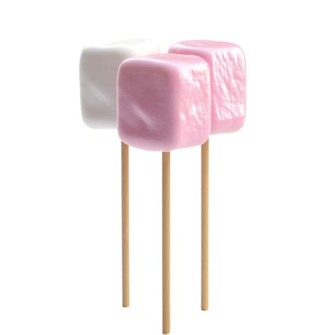 Pink Marshmallow Pops for Parties 55184128 PNG