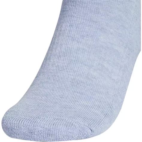 Adidas Womens Athletic Cushioned Quarter Length Socks 6 Pack Academy