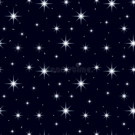 Cielo Nocturno Estrellado Ilustraci N Del Vector Ilustraci N De Noche