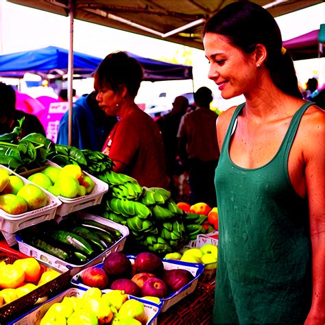 Download Shopping At Farmers Market Png Api