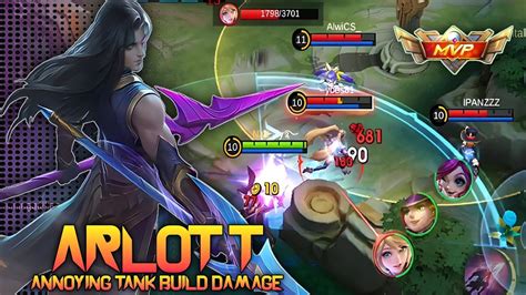 ARLOTT ROAM GAMEPLAY OLD META TANK BUILD Mobile Legends Bang Bang