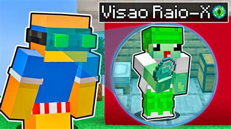 TENHO VISÃO DE RAIO X NO MINECRAFT Mindovermetal English