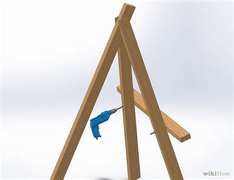 How to Make an Easel | Diy easel, Easel, Art easel