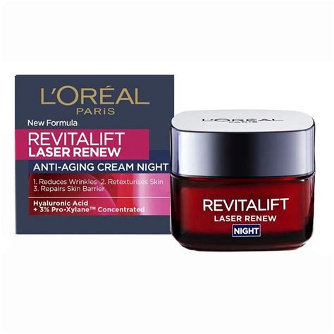 Set 2 X Crema Antirid De Noapte L Oreal Paris Revitalift Laser Renew