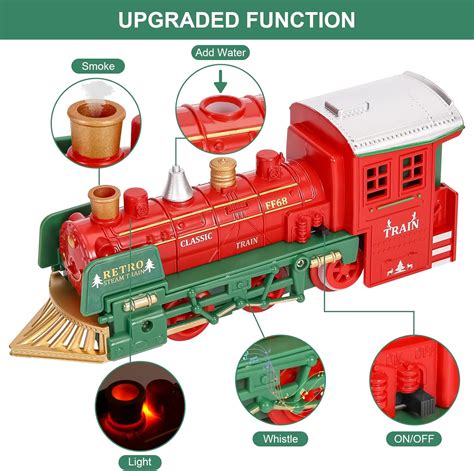 Juego de tren eléctrico para niños y niñas juego de tren de Navidad