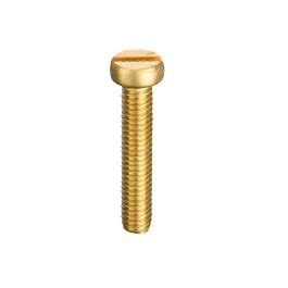 Brass Machine Screws Slotted Cheese Head DIN 84 M4 X 10