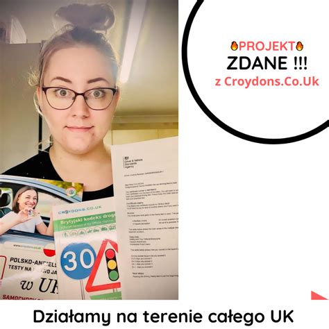 Jak zdać egzamin teoretyczny na Prawo Jazdy w UK CROYDONS