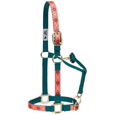 Weaver Leather Patterned Adjustable Average Halter 35 6785 250