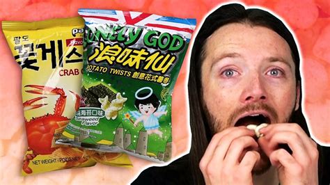 Irish People Try Asian Chips Youtube