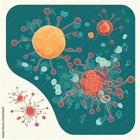 Oxidative Stress Diagram Free Radicals Attacking C Stock Vector Adobe Stock