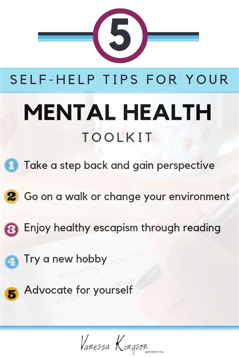 Self Help Toolkit For Mental Health Vanessa Kingson